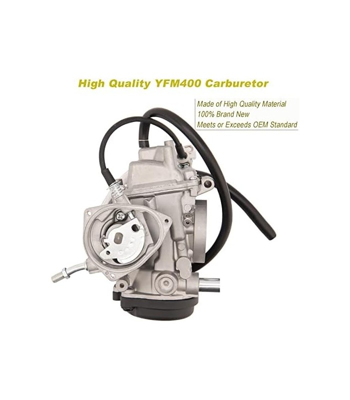 Kit de carburador YFM400 compatível com Yamaha Kodiak 400 YFM 400 YFMCarb, substituição para carburador Yamaha YFM400, carburado