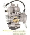 Kit de carburador YFM400 compatível com Yamaha Kodiak 400 YFM 400 YFMCarb, substituição para carburador Yamaha YFM400, carburado