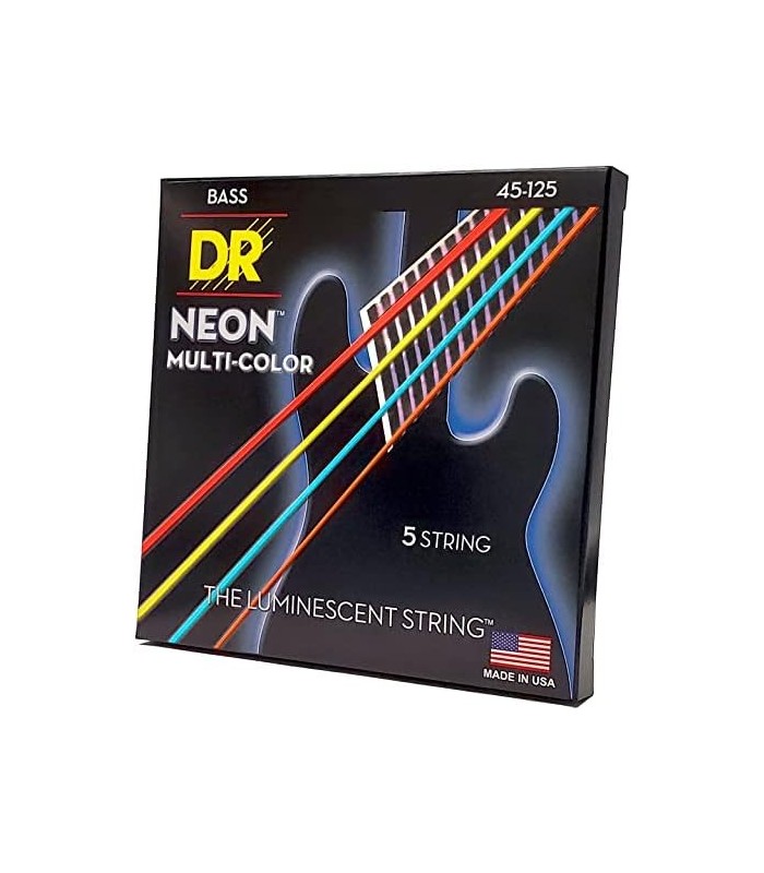 DR Strings HI-DEF NEON Bass Guitar Strings (NMCB5-45)