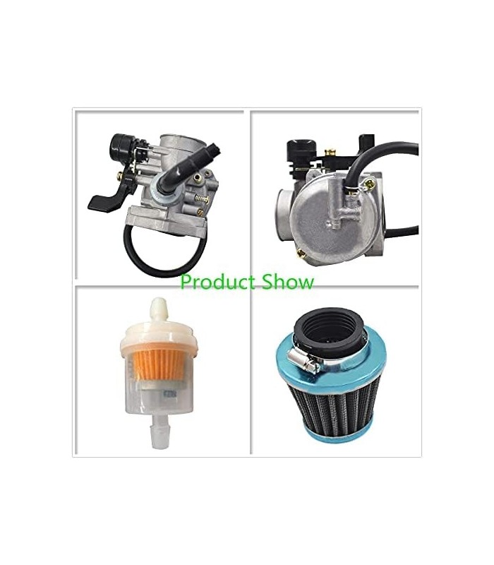 PZ19 Carburador 50cc 70cc 90cc 110cc 125cc Substituição para ATV Dirt Bike Go Kart com Filtro de Ar