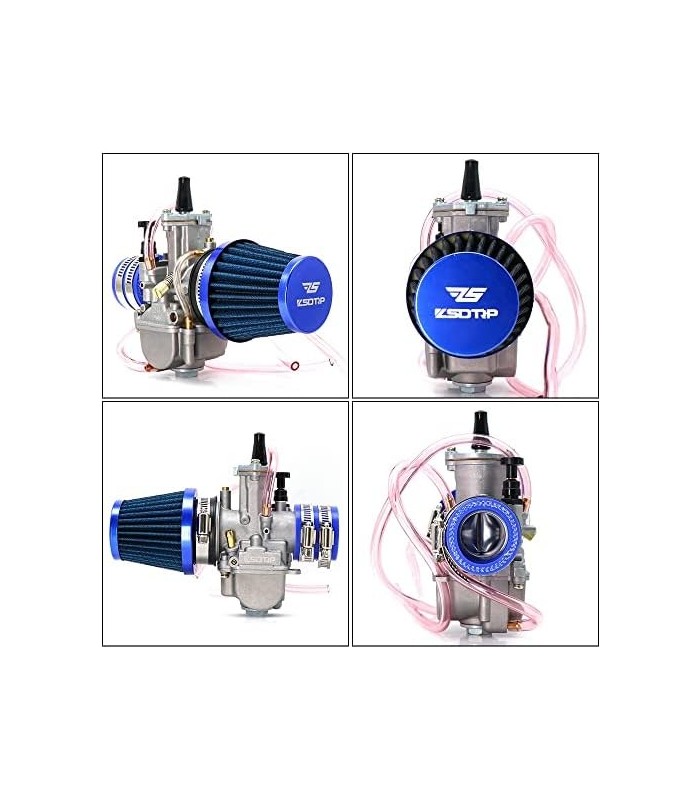 carburador carburador com coletor de admissão filtro de ar sobressalente kit jato principal universal adequado para scooter moto