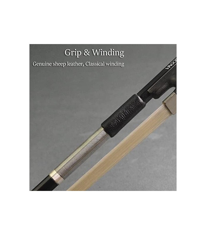 VINGOBOW Arco Viola de Fibra de Carbono em Tamanho Completo