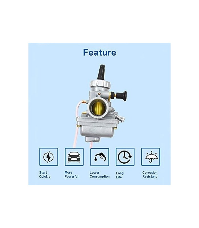 Autopeças Carburador Carb Fit para Yamaha DT100 DT125 DT175 RT100 RT180 TTR125 TTR125E TTR125L TTR125 LE Wheel 200