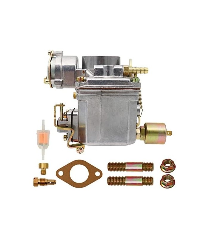 Carburador 34 PICT-3 para VW Beetles Super Beetles Dual Port 1600cc Motor 12V Refrigerado a Ar Tipo 1 Motores Automático Choke T