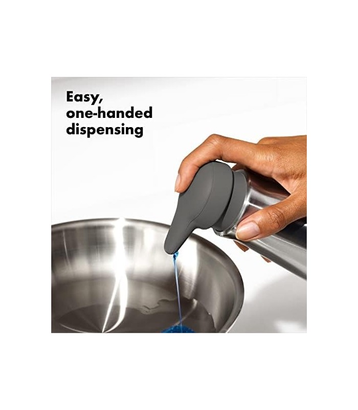 Dispensador de sabão em aço inoxidável OXO Good Grips