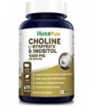 Colina e Inositol 1000mg - 200 Veggie Caps (100% Vegetariano, Não-OGM e Sem Glúten)