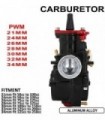 PWK 21mm Carburador Motocicleta Power Jet Carb Racing Performance Universal Para 50cc a 100cc Pit Dirt Bike Motocross Enduro Roa