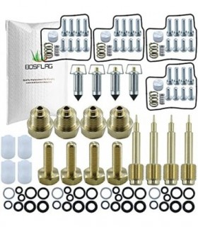 BOSFLAG 4 PACK V45 Magna Carburador Rebuild kit Substitui Carburador Kit Honda Magna VF750C, Honda Magna VF750C Pára-brisa, Kits