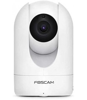 FOSCAM Home Security Camera R4S 4MP(2K) WiFi Camera, Wireless IP Indoor Camera com AI Human Detection & Sound Detection, 33ft Vi
