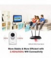 FOSCAM Home Security Camera R4S 4MP(2K) WiFi Camera, Wireless IP Indoor Camera com AI Human Detection & Sound Detection, 33ft Vi