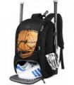 Bolsa de beisebol juvenil MATEIN bolsa de softball com bolso para chuteiras para meninas meninos adultos mochila de beisebol