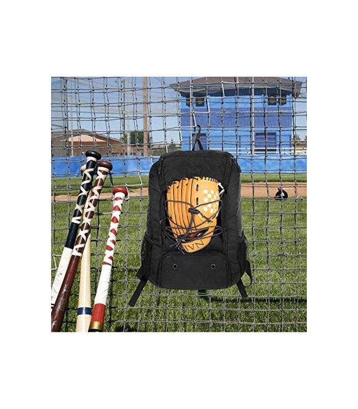 Bolsa de beisebol juvenil MATEIN bolsa de softball com bolso para chuteiras para meninas meninos adultos mochila de beisebol