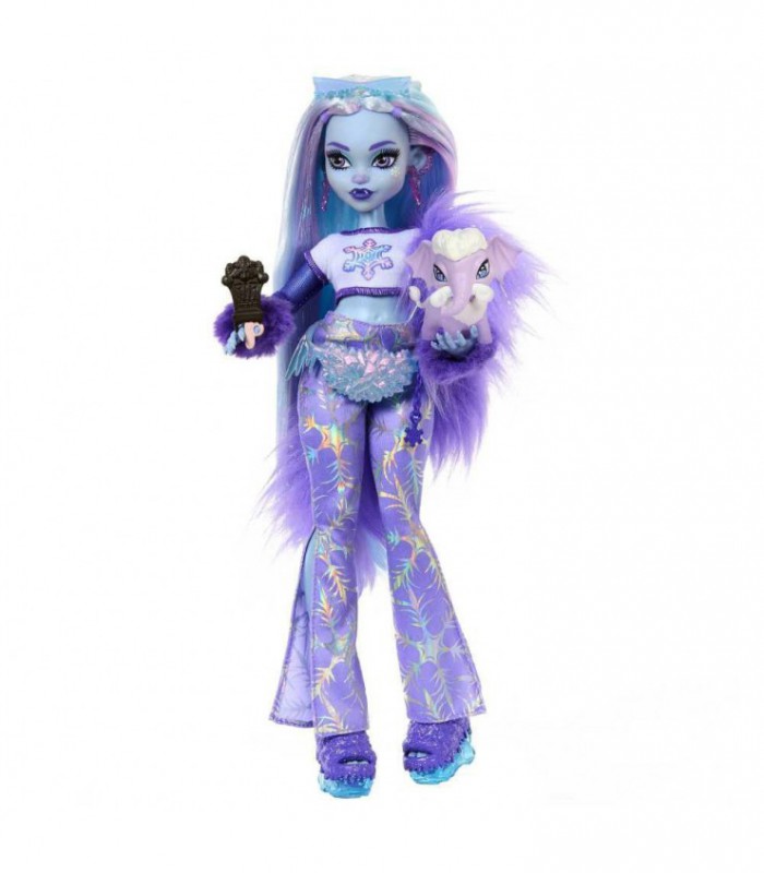 , boneca fashion Abbey Bominable Yeti com mamute de estimação e acessórios temáticos