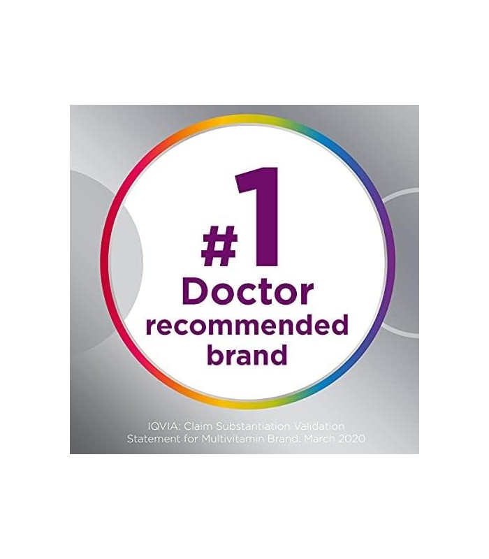 Centrum Silver Womens Multivitamínico para mulheres 50 Plus, suplemento com vitamina D3, vitaminas B, ingredientes não transgêni