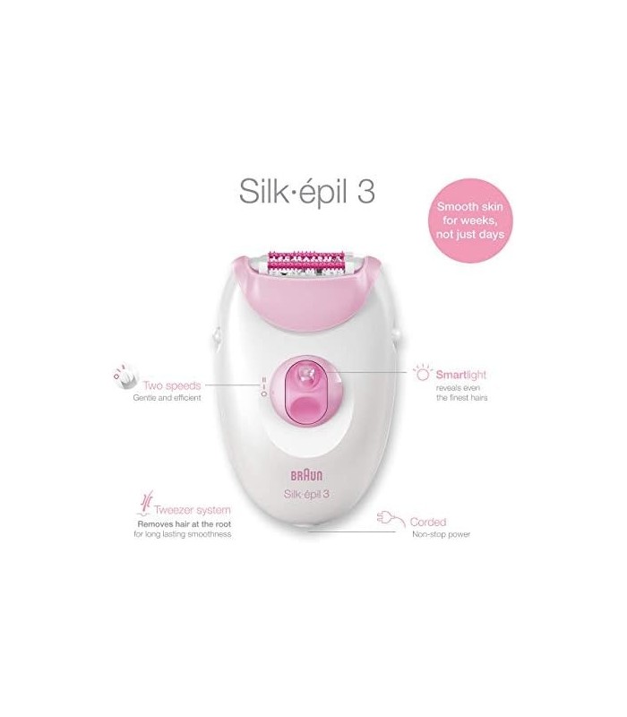 Braun Depilador Silk-epil 3 3-270, Depilação Feminina, Barbeador e Aparador