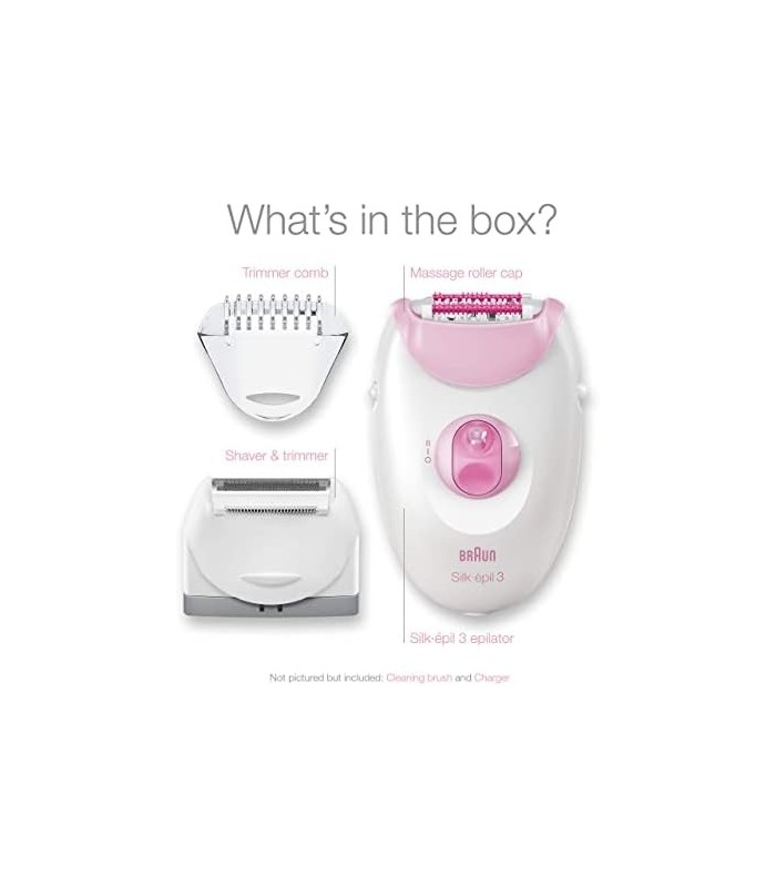 Braun Depilador Silk-epil 3 3-270, Depilação Feminina, Barbeador e Aparador