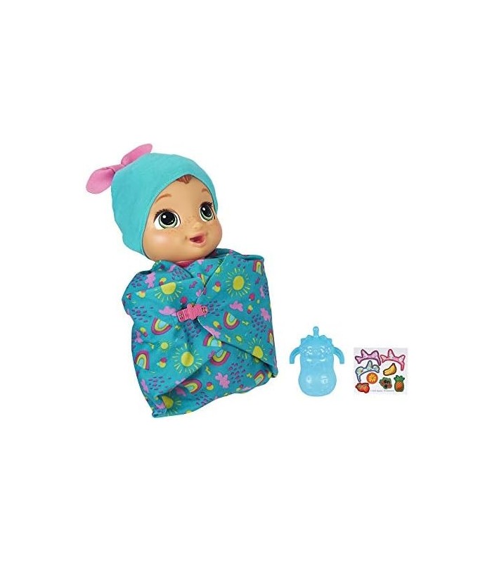 Baby Alive Baby Grows Up (Happy) - Happy Hope ou Merry Meadow, Growing and Talking Baby Doll, Toy with 1 Surprise Doll and 8 Acc