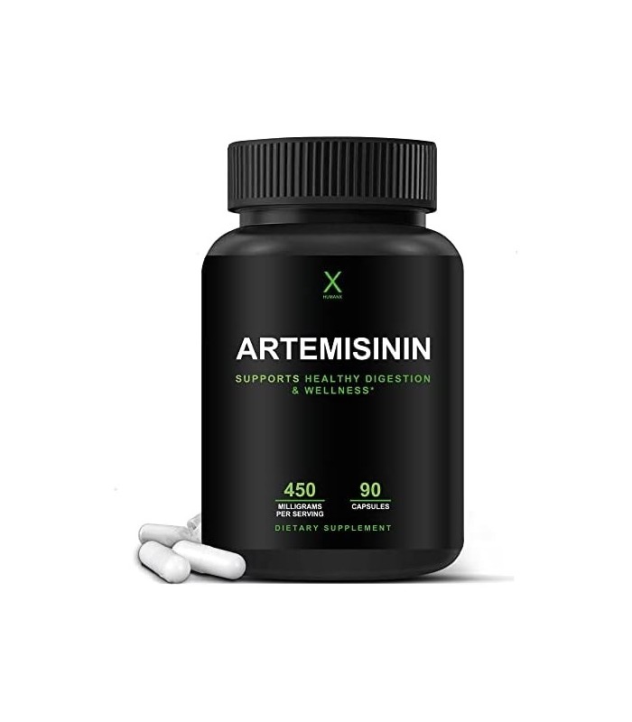 Artemisinina 450 mg - Suporta Envelhecimento Saudável e Imunidade - EUA Testado por Terceiros - Vegan, Não-OGM - Suplemento Arte
