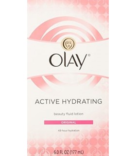 Hidratante Facial da Olay, Loção Hidratante Active Hydrating Beauty, 6 fl oz (Pacote com 2)