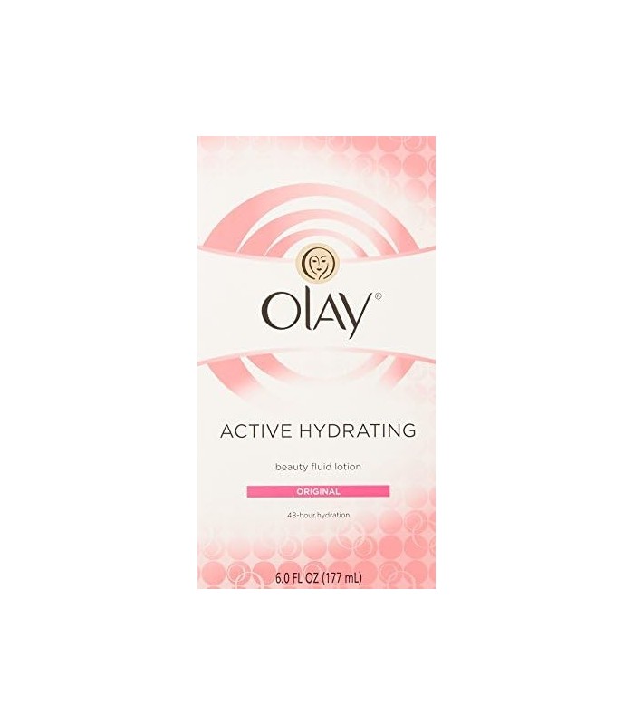 Hidratante Facial da Olay, Loção Hidratante Active Hydrating Beauty, 6 fl oz (Pacote com 2)