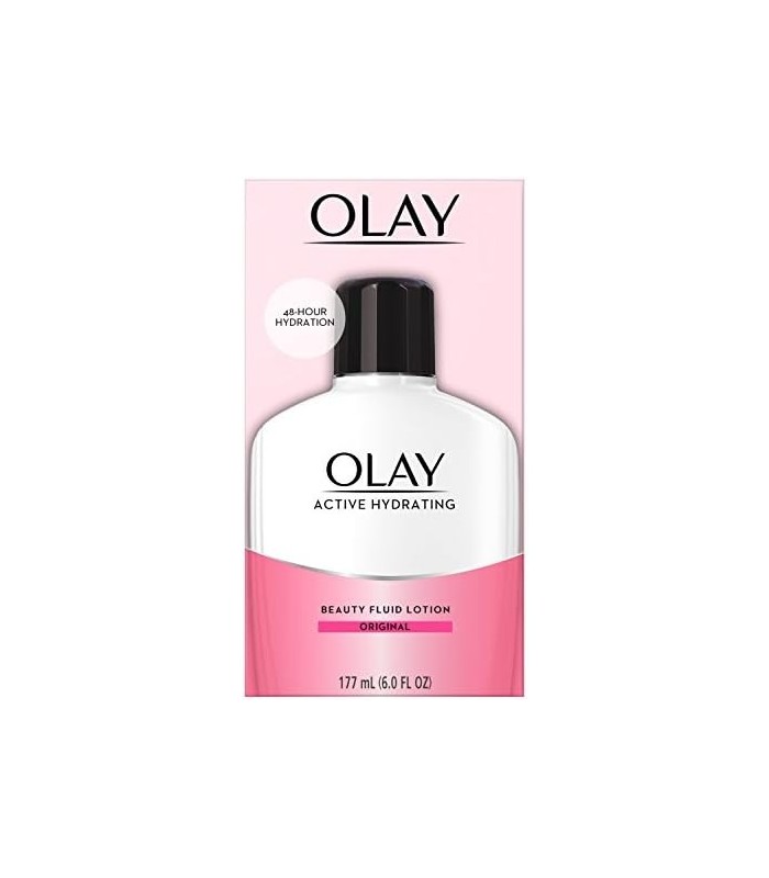 Hidratante Facial da Olay, Loção Hidratante Active Hydrating Beauty, 6 fl oz (Pacote com 2)