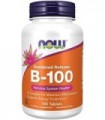 Suplementos NOW, Vitamina B-100, Liberação Sustentada, Produção de Energia*, Saúde do Sistema Nervoso*, 100 Comprimidos