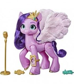 My Little Pony: Um filme de nova geração cantando a princesa Pipp Petals - pônei rosa de 6 polegadas que canta e toca música, br