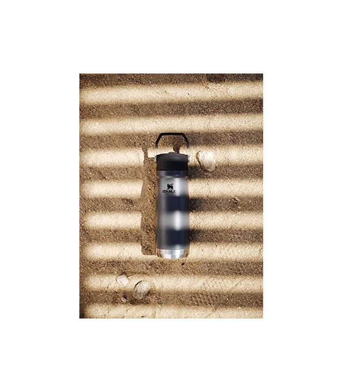 Jarro de água de aço inoxidável Stanley IceFlow com canudo, garrafa de água isolada a vácuo para casa e escritório, copo reutili