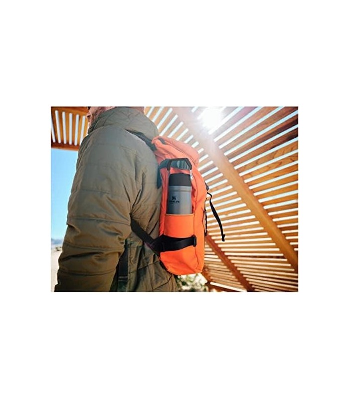 Jarro de água de aço inoxidável Stanley IceFlow com canudo, garrafa de água isolada a vácuo para casa e escritório, copo reutili