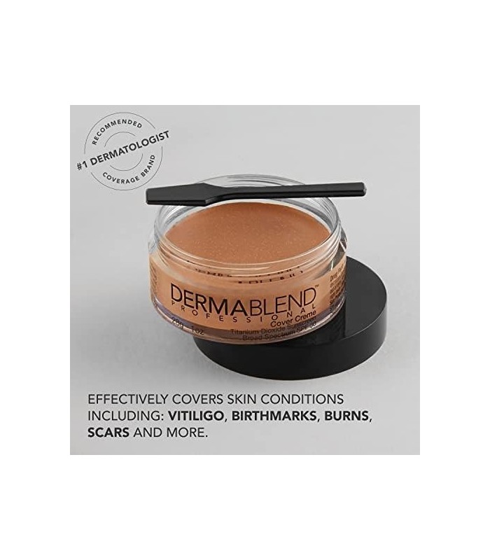 Base Dermablend Cover Creme Coverage com SPF 30, 35C Medium 1 Oz.