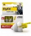 Alpine FlyFit - Tampões de ouvido para aliviar a pressão e prevenir dores de ouvido durante o vôo - Essenciais para viagens de a