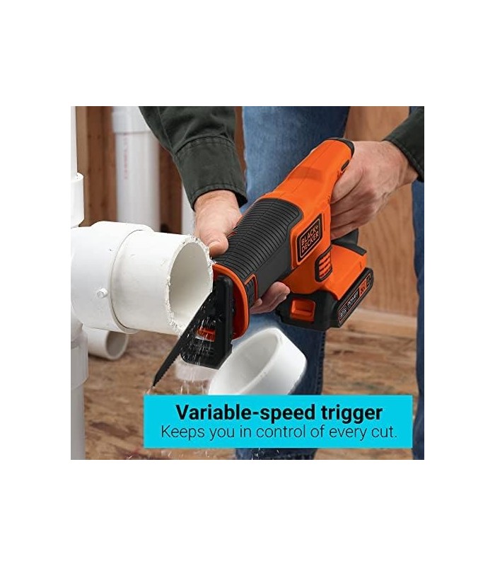 BLACK+DECKER 20V MAX* POWERCONNECT in. Serra alternativa sem fio (BDCR20B)