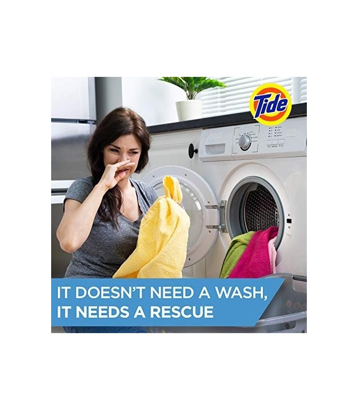 Tide Odor Rescue In-Wash Laundry Booster Pacs, 27 unidades por pacote, 21 onças (37000962243)