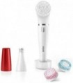 Braun FaceSpa 852 (edição japonesa) depiladora em miniatura feminina, depilação elétrica, com 2 escovas de limpeza facial, bolsa