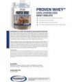 Gaspari Nutrition Proven Whey, 100% Isolado de Whey Hidrolisado, Proteína, Sem Lactose, Baixo Carboidrato e Baixo Açúcar (Sorvet