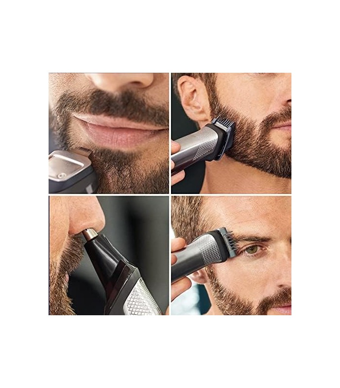 Aparador All-in-One Philips Norelco Série 7000, kit de cuidados masculinos de 23 peças, aparador para barba, cabeça, corpo e ros