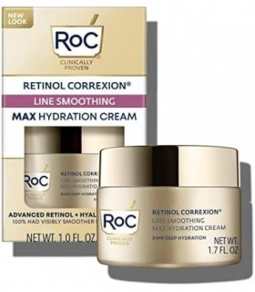 RoC Retinol Correxion Max Daily Hydration Anti-Aging Hidratante Facial Diário com Ácido Hialurônico, Creme para Cuidados com a P