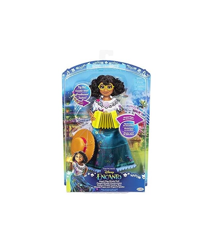 Boneca Disney Encanto Mirabel Canta e Toca, Canta Música e Toca Acordeão