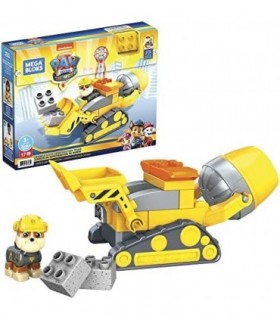 Mega Bloks PAW Patrol Rubbles City Construction Truck, Building Toys for Toddlers (17 peças)