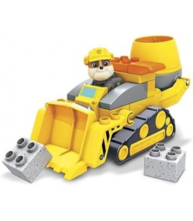 Mega Bloks PAW Patrol Rubbles City Construction Truck, Building Toys for Toddlers (17 peças)