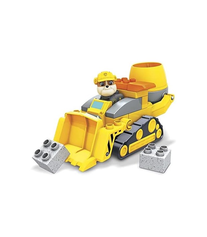 Mega Bloks PAW Patrol Rubbles City Construction Truck, Building Toys for Toddlers (17 peças)