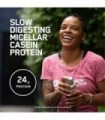 Optimum Nutrition Gold Standard 100% Micellar Casein Protein Powder, lento ajuda a mantê-lo satisfeito, recuperação muscular, ma