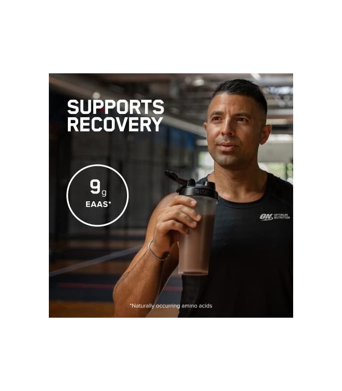 Optimum Nutrition Gold Standard 100% Micellar Casein Protein Powder, lento ajuda a mantê-lo satisfeito, recuperação muscular, ma