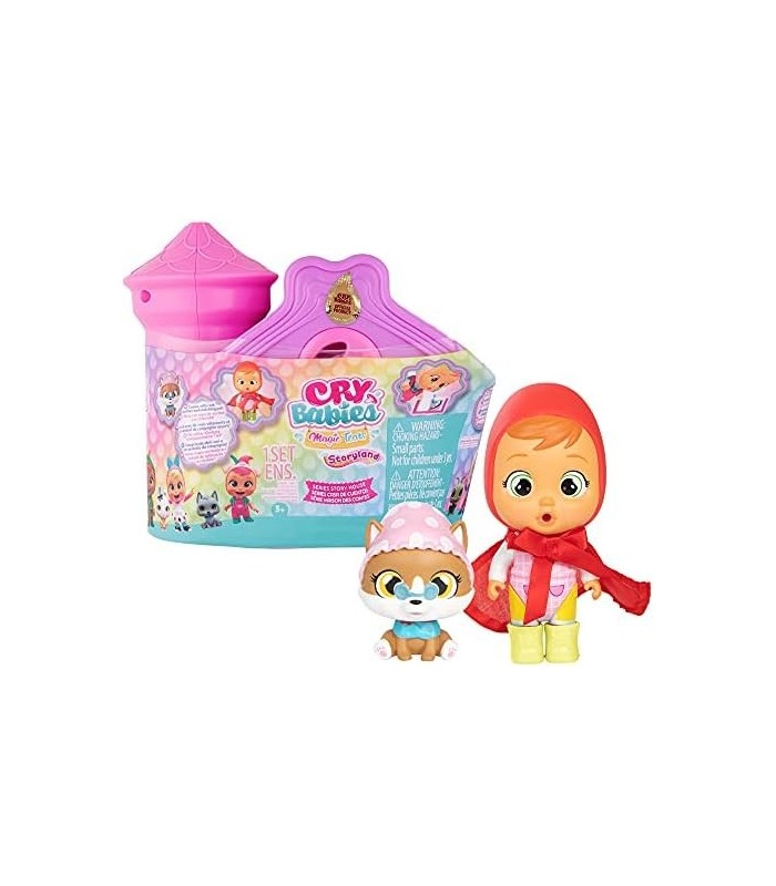 Cry Babies Magic Tears Storyland - Story House Series | 10 Acessórios Surpresa, Boneca Surpresa | Crianças de 3 anos ou mais