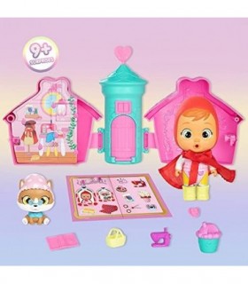 Cry Babies Magic Tears Storyland - Story House Series | 10 Acessórios Surpresa, Boneca Surpresa | Crianças de 3 anos ou mais
