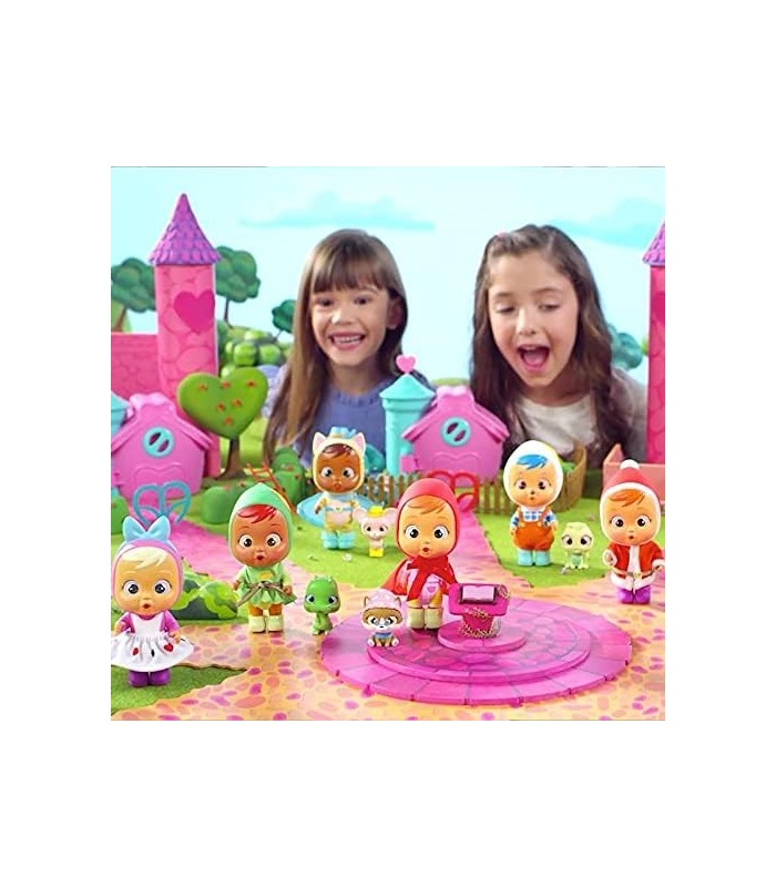 Cry Babies Magic Tears Storyland - Story House Series | 10 Acessórios Surpresa, Boneca Surpresa | Crianças de 3 anos ou mais