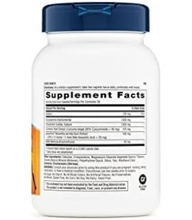 GNC TriFlex de ação rápida | Melhora o Conforto e a Rigidez das Articulações, Doses de Força Clínica e Boswellia- Plus Cúrcuma |