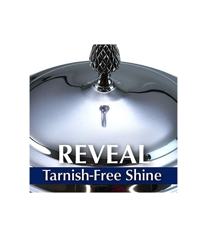 Limpador de Prata e Creme Polidor ' Pacote com 6 ' 8 onças ' Sem amônia ' Limpa suavemente e remove manchas sem arranhar