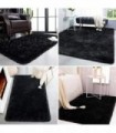 TWINNIS Super Soft Shaggy Rugs Tapetes macios, 4 x 5,9 pés, tapetes de pelúcia modernos para sala de estar, quarto de crianças,
