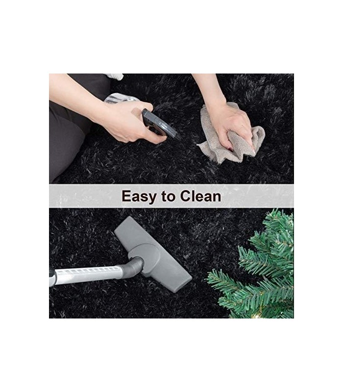 TWINNIS Super Soft Shaggy Rugs Tapetes macios, 4 x 5,9 pés, tapetes de pelúcia modernos para sala de estar, quarto de crianças,